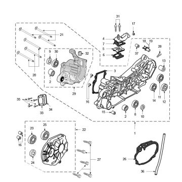 Carter Peugeot Speedfight 2 50 2 tempi AC Euro2