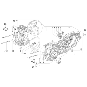 Carter Piaggio MP3 350 Maxi Sport ABS Euro 4 2018-2020