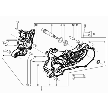 Carter Piaggio Typhoon 50 2 tempi Euro 3 2011