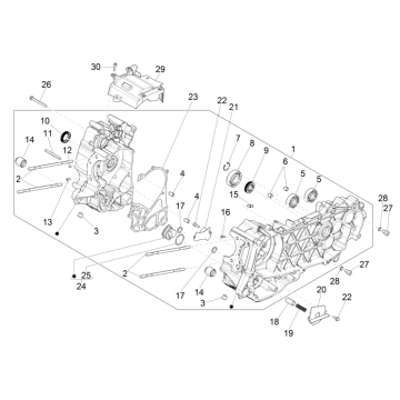 Carter Vespa GTS 125 IE ABS Euro 4 2019