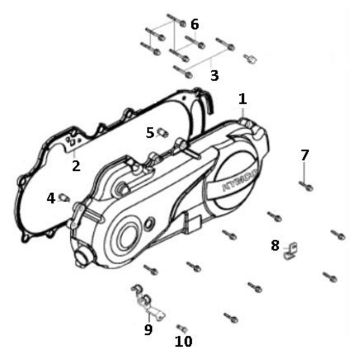 Coperchio carter AGM VX50i