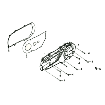 Coperchio carter sinistro Sym Symphony ST 125I E4