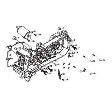 Basamento sinistro Sym Symphony ST 125I E4
