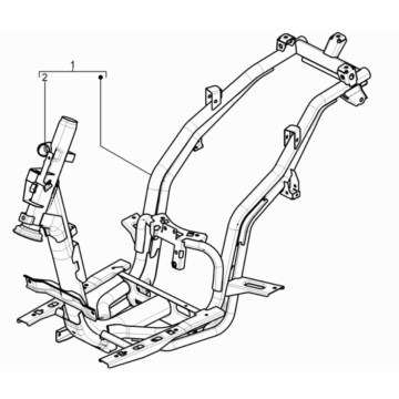 Telaio Piaggio Typhoon 50 2 tempi Euro 3 2011