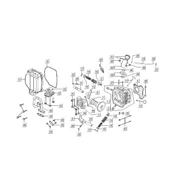 Testa cilindro - albero a camme - SLS Like 4 tempi