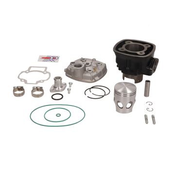 Cilindro Piaggio/Gilera 50 2 tempi LC 70cc diametro 48mm attacco di scarico ovale 6 porte bobina DR