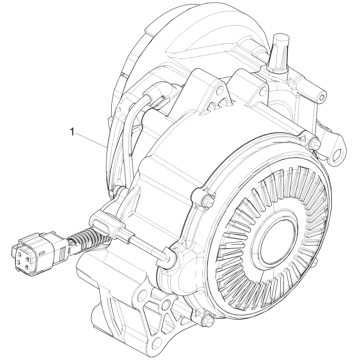 Blocco motore completo Vespa Elettrica 45km/h Euro 5 2021