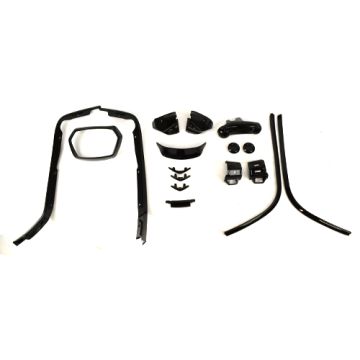 Set completo per modellare e modellare Vespa Sprint nero lucido 16 pezzi (<-2018) Power One