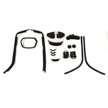 Set completo per lo styling e lo stampaggio Vespa Sprint nero opaco da 8 pezzi (fino al 2018)