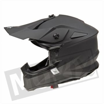 Casco motocross MT Falcon Solid nero opaco