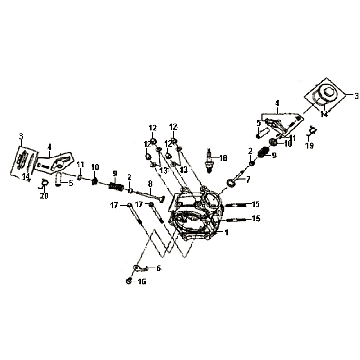 Testa cilindrica Sym Fiddle II (BK-7C) grigio ferro