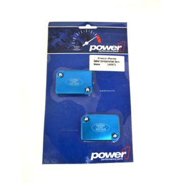 Coperchio serbatoio freno/coperchio serbatoio freno Power1 blu Yamaha Aerox/MBK Nitro Brembo