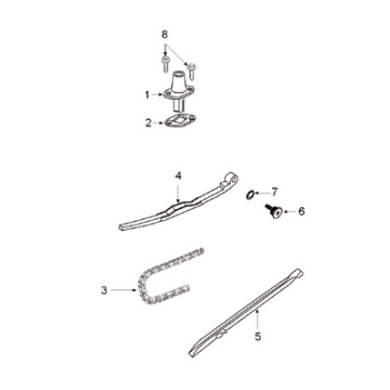 Catena di distribuzione - Guide catena Peugeot Kisbee 50 4T AC Euro 5
