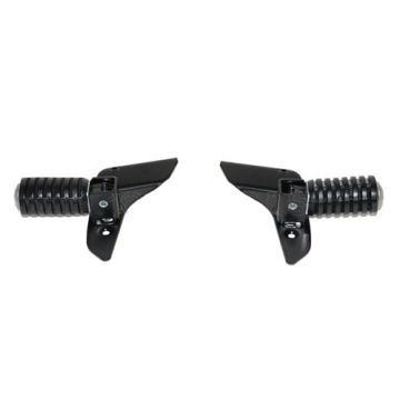 Set poggiapiedi passeggero duo - Buzetti 8272 - nero Vespa Primavera/Sprint 50-125-150 8272