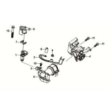 ECU set Sym Fiddle IV 125i AC CBS E5 2020-2021