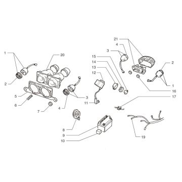 Ricambi elettrici Beta Ark-k 50 2-stroke AC giallo 2006