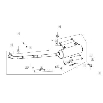 Scarico Kymco MXU 300