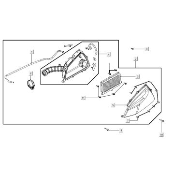 Filtro aria Kymco People S 150i Euro 4