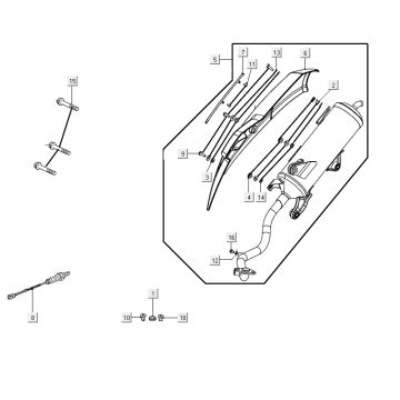 Scarico Kymco People S 150i Euro 4