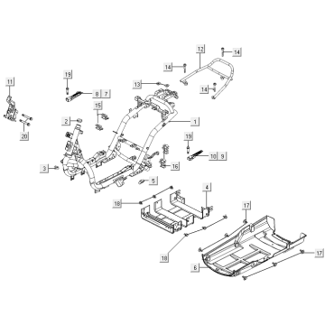 Telaio Kymco E-Vitality