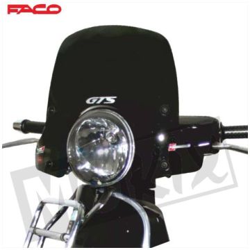 Parabrezza a bassa emissione di fumi Vespa GTS 125-250-300 <-10-2022 Faco