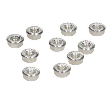 Dado flangiato M6x1 (10 pezzi)