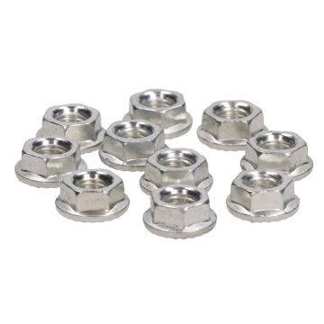 Dado flangiato M8 Blank 10 pezzi