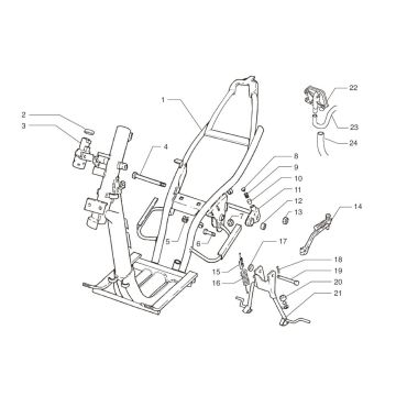 Telaio Beta Ark-RR 50 2 tempi LC rosso 2010