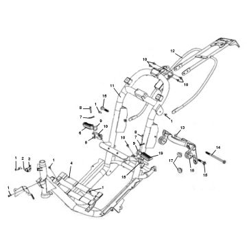 Telaio Rover Classic a 4 tempi