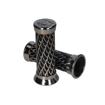 Manopole Impugnatura in alluminio Eagle nera