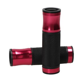 Manopole CNC in alluminio nero-rosso