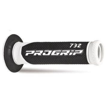 Set maniglie per scooter Progrip 732 nero/bianco