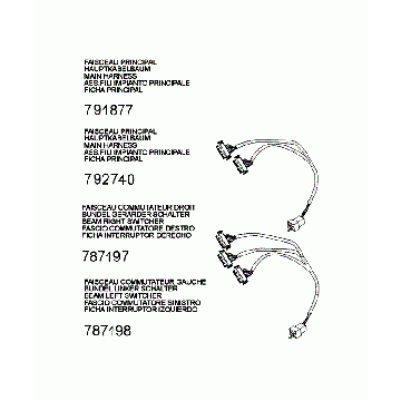 Cablaggio originale Peugeot Django