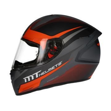 Casco integrale MT Stinger Divided arancione