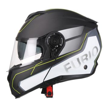Sistema casco Vito Furio nero opaco/bianco