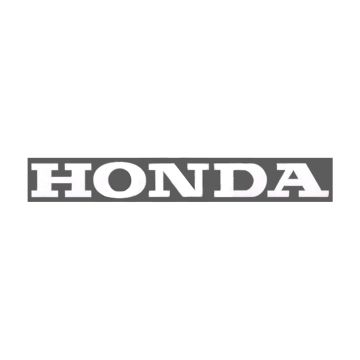 Adesivo Honda (Honda) lettere bianche e nere lunghe 22 cm