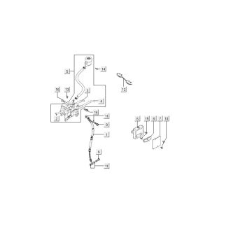 Cilindro del freno - Sistema frenante MXU 150