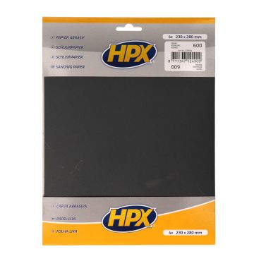 Carta vetrata a grana 600 (4 fogli 230x280 mm)