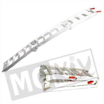 RAMPA PIEGHEVOLE PER AUTOBUS/AUTO IN ALLUMINIO