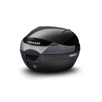 Coperchio topcase Shad sh33 nero metallizzato