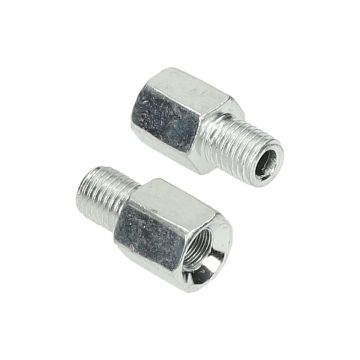 Adattatore specchio M8 a M10 cromato