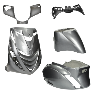 kit carene sp look piaggio zip porsche agate grigio 5 pezzi