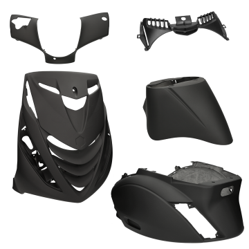 Kit carene Piaggio Zip 2000 SP nero opaco