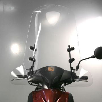 Parabrezza alto trasparente Piaggio Fly/Liberty I-Get/Peugeot Tweet Biondi Z line (senza kit di montaggio)