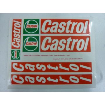 Set adesivi Castrol 5 pezzi