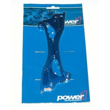 Leva freno CNC Yamaha Aerox/MBK Nitro in alluminio Power1 blu