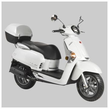 Bauletto Kymco Like bianco