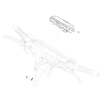 Contachilometri - Cabina di guida Vespa GTS 125 IE ABS Euro 5 2021