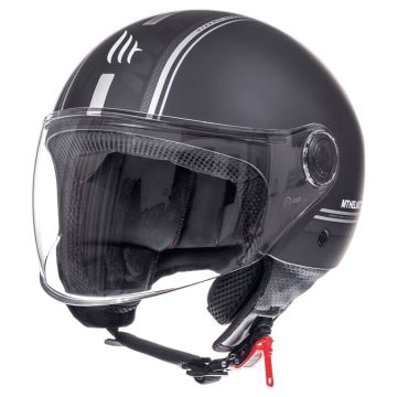 Casco jet MT Street Entire nero opaco