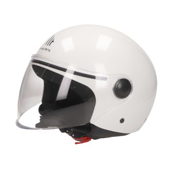Casco jet MT Street bianco
